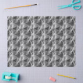 Zwart en Wit Kerstpatroon#13 ID1009 Tissuepapier (Craft)