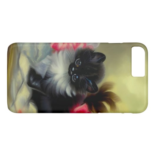  zwart en wit, keukenverf Case-Mate iPhone case (Achterkant (Horizontaal))