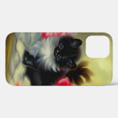  zwart en wit, keukenverf Case-Mate iPhone case (Achterkant (horizontaal))