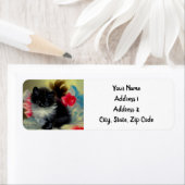  zwart en wit, keukenverf etiket (Insitu)