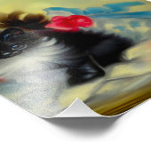  zwart en wit, keukenverf foto afdruk (Hoek)