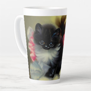  zwart en wit, keukenverf latte mok
