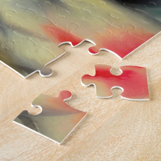 zwart en wit, keukenverf legpuzzel (Zijkant)