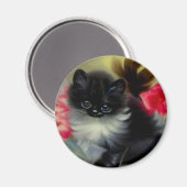 zwart en wit, keukenverf magneet (Voorkant / Achterkant)