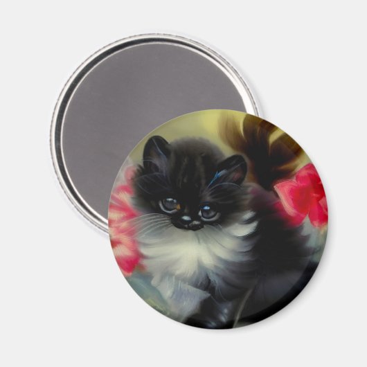 zwart en wit, keukenverf magneet (Voorkant / Achterkant)