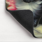  zwart en wit, keukenverf muismat (Hoek)