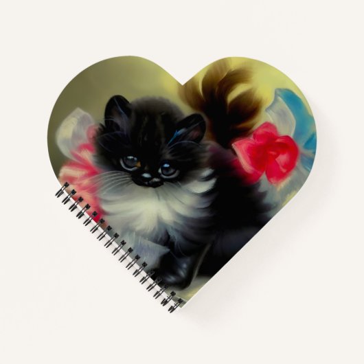 zwart en wit, keukenverf notitieboek (Voorkant)