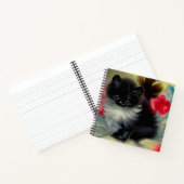 zwart en wit, keukenverf notitieboek (Binnen)