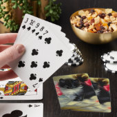  zwart en wit, keukenverf pokerkaarten (Insitu)