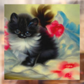  zwart en wit, keukenverf raamsticker (Vel 2)