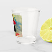  zwart en wit, keukenverf shot glas (Rechts)