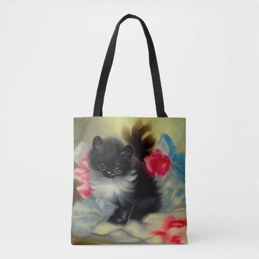 zwart en wit, keukenverf tote bag (Voorkant)
