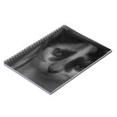 Zwart en Wit - Kitten 02 Notitieboek (Linkerzijde)