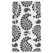 Zwart en wit, klein paw afdrukken Paisley Patroon Klein Cadeauzakje (Voorkant)