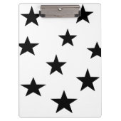 Zwart en wit klembord op maat (Voorkant)