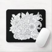 Zwart en wit, kleur dit muismat (Met muis)