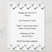 Zwart en wit koeienpatroon. kaart (Voorkant)