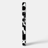 Zwart en wit koeienprint  Case-Mate iPhone case (Achterkant / Links)