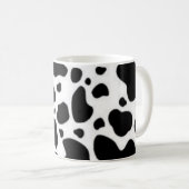 Zwart en wit koffiemok (Voorkant rechts)