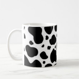 Zwart en wit koffiemok