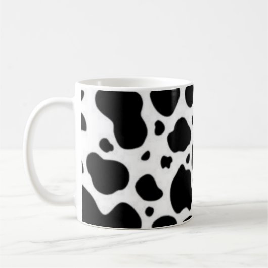Zwart en wit koffiemok (Links)