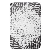Zwart en wit, korrelig badmat (Voorkant Verticaal)