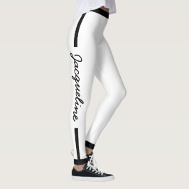 Zwart en wit leggings