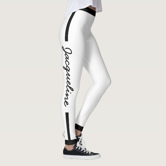 Zwart en wit leggings (Rechts)