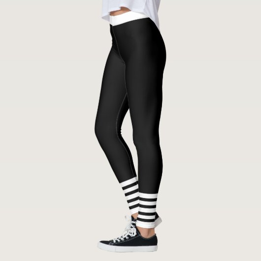 Zwart en wit leggings (Links)