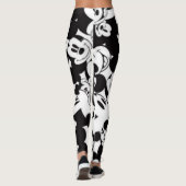 Zwart en wit leggings (Achterkant)