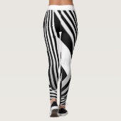 Zwart en wit leggings (Achterkant)