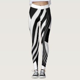 Zwart en wit leggings