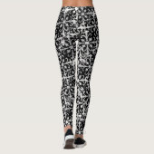 Zwart en wit leggings (Achterkant)