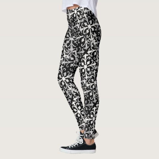 Zwart en wit leggings (Links)