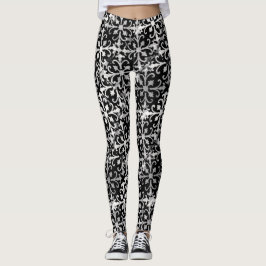 Zwart en wit leggings
