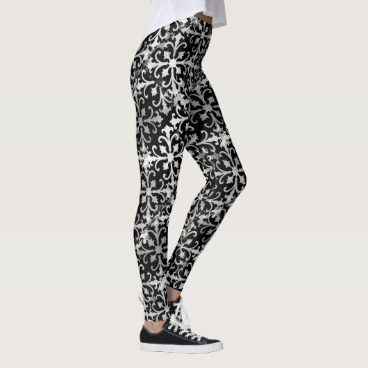 Zwart en wit leggings (Rechts)