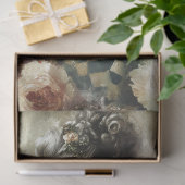 Zwart en wit lentepoort tissuepapier (Geschenk)