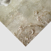 Zwart en wit lentepoort tissuepapier (Detail)