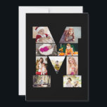 Zwart en Wit Letter M Fotocollage Kaart<br><div class="desc">Deze monogram foto collage is een persoonlijk ontwerp dat een krachtig monogram (beginletters of een letter) combineert met een verzameling foto's die artistiek zijn gerangschikt binnen of rond het monogram. Het is een stijlvolle manier om herinneringen te laten zien en tegelijkertijd een unieke, elegante touch toe te voegen aan decoratie...</div>