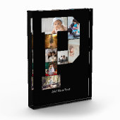 Zwart en Wit Letter P Foto Collage (Links)