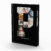 Zwart en Wit Letter P Foto Collage (Rechts)