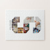 Zwart en Wit Letter S Foto Collage Legpuzzel (Horizontaal)