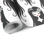 Zwart en wit leuke griezel cadeaupapier (Rol Hoek)