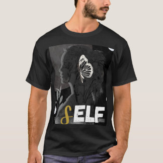 Zwart en wit meisje schaduw zelf liefde Tshirt