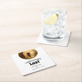 Zwart en Wit met Goud Laatste Disco Meisjesuitje Kartonnen Onderzetters (Insitu)