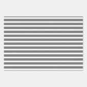 Zwart en wit met grijze maag inpakpapier vel (Voorkant 3)