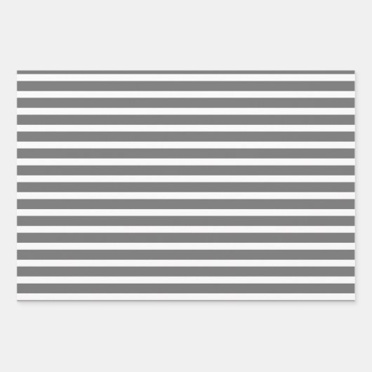 Zwart en wit met grijze maag inpakpapier vel (Voorkant 3)