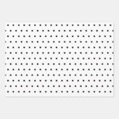 Zwart en wit met grijze maag inpakpapier vel (Voorkant)