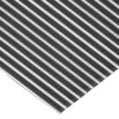 zwart en wit met zwarte pinstripes tafelkleed (Gekanteld)
