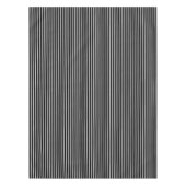 zwart en wit met zwarte pinstripes tafelkleed (Voorkant)